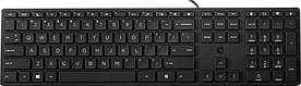 Клавіатура дротова HP 320K, чорний (українська клавіатура)