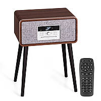 Ретро проигрыватель виниловых пластинок auna Mary Ann 33 / 45 / 78 об/мин CD DAB+ FM BT USB