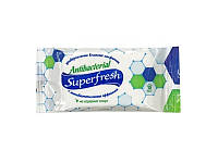 Серветки вологі SuperFresh15шт антибактер..