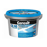 Фуга Ceresit CE 40 Aquastatic еластична 10 світло-сірий 2 кг