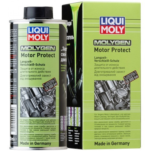 Комплексна присадка в мотрона олія 500мл molygen motor protect LIQUI MOLY 9050-Liqui Moly