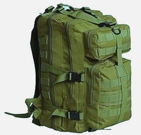 Великий тактичний, армійський рюкзак з дощовиком 65L 50х28х25 см Combat Хакі (2000002733416)