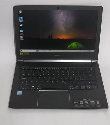 Б/в Ноутбук Acer Aspire S5-371 13.3" 1920x1080| Core i3-7100U| 4 GB RAM| 128 GB SSD| HD 520, фото 1