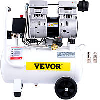 Компрессор VEVOR Silent Whisper Compressor 18L Air Compressor 1,1HP/850W Quiet Oil-free Compressor 8Bar/115