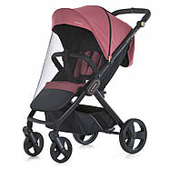 Коляска дитяча El Camino ME 1053-3 DYNAMIC PRO Dusty Rose прогулянкова, алюмінієва рама, навантаження 22кг, фото 2