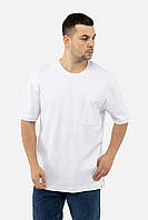 Мужская футболка цвет белый ЦБ-00241589