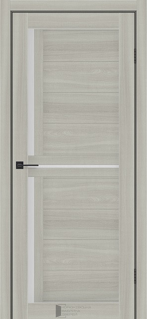 Двері міжкімнатні КФД/ KFD Laguna Шимо пекан зі склом сатин, фото 1