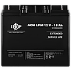 Акумулятор AGM LogicPower 12V 18Ah свинцево-кислотний для ДБЖ охоронних систем обладнання, фото 4