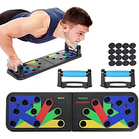 Доска для отжиманий платформа для отжимания JT-006 foldable push up board доска для спорта Черный