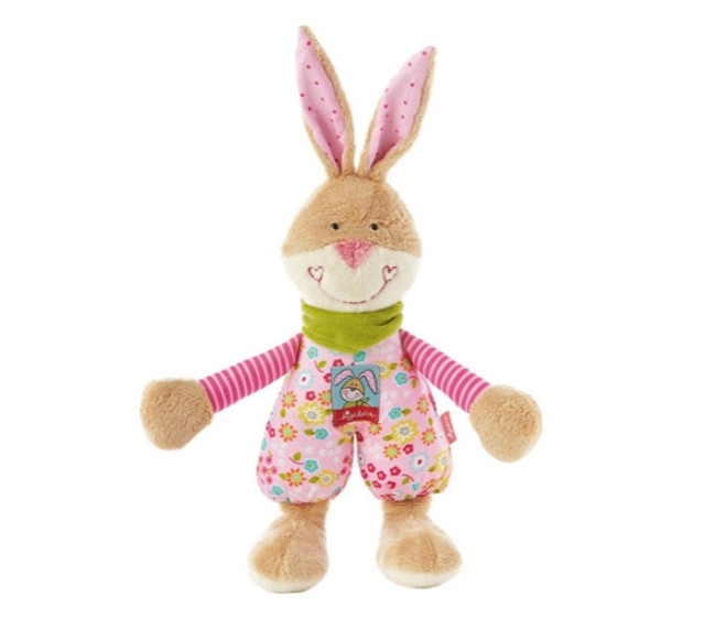 Плюшева м'яка іграшка Sigikid Bungee Bunny - Зайчик 25см від 1 року Рожевий (40107SK)