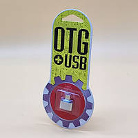 Переходник OTG micro USB to Plastic на блистере