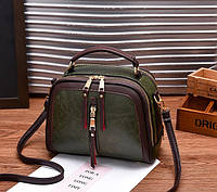 Женская мини сумка Зеленая сумочка для женщины Shoper Жіноча міні сумка Зелена сумочка для жінки