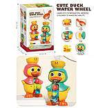 Іграшка для гри у ванні BBQ18008 утка, рухається коли на неї потрапляє вода, 2 кольори мікс, короб, фото 2