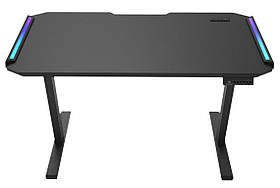 Стіл для геймера, RGB-підсвітка, електричне регулювання висоти Cougar E-DEIMUS 120 — MegaLavka