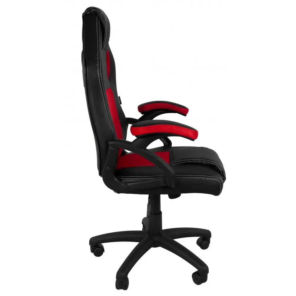 Геймерское Кресло с Сеткой Красное с Черным до 150 кг Компьютерное Игровое Кресло Bonro BN-2022S с TILT - фото 6 - id-p2067284573