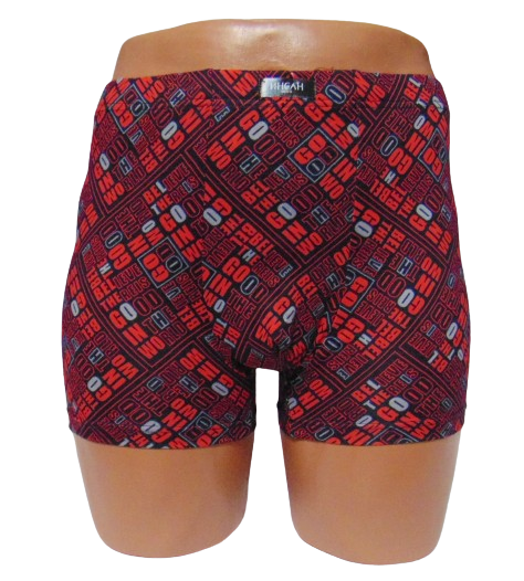 Чоловічі труси боксери Інсан 18739 XL червоні, фото 1