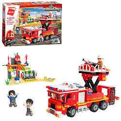 Конструктор BRICK 12013 MineCity-FireLine rescue 539дет.спак.кор.43*6,5*32 /12/