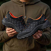 Мужские зимние кроссовки Merrell термо, черные утепленные кроссовки Мерел для зимы, мужская зимняя термо обувь