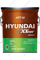 Масло трансмиссионое ATF Xteer HYUNDAI Dexron3, 20л, полусинтетика (1120006) (XTeer)