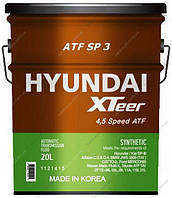 Масло трансмиссионое ATF Xteer HYUNDAI SP-3, 20л, синтетическое (1121415) (XTeer)