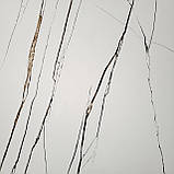 Біла Мармурна плитка 60х60см глянець, фото 2