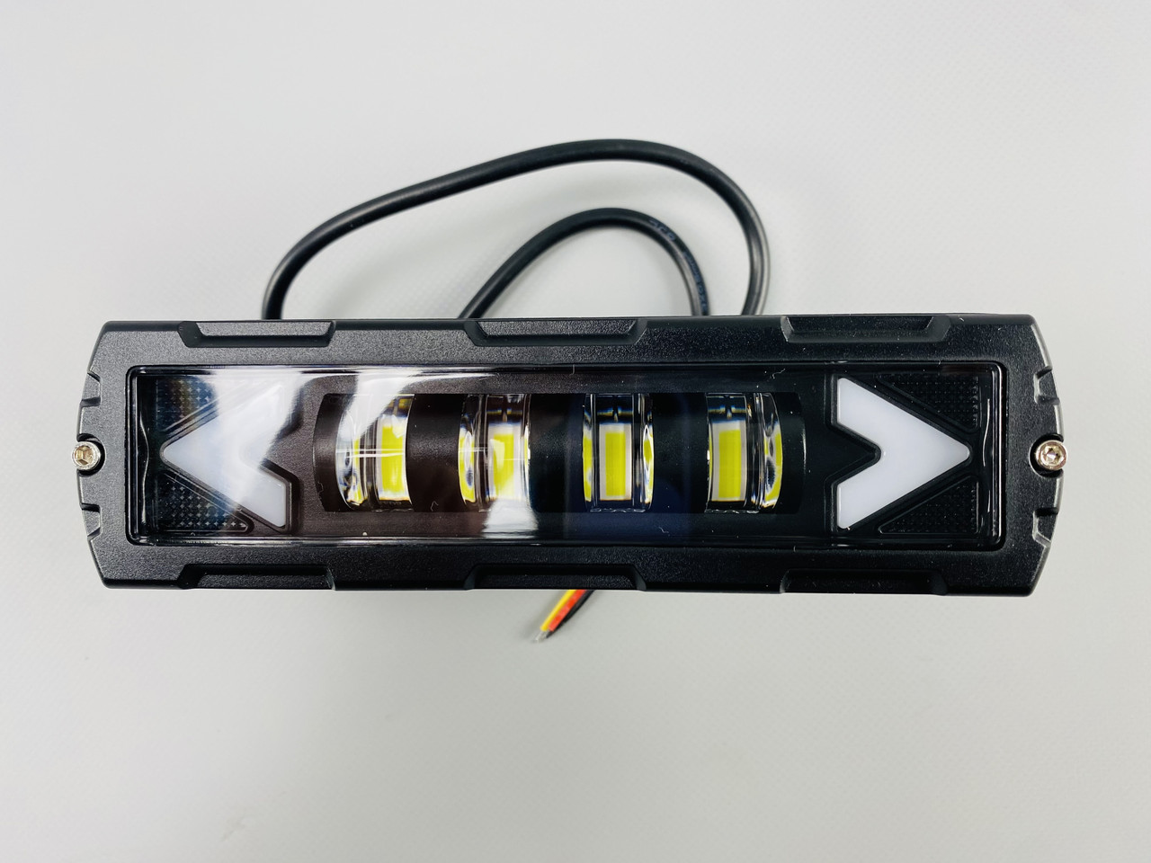 Світлодіодна лампа для позашляховика Фара LED прямокутна 6 Led діодів протитуманна, фото 1