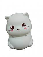 Силіконовий нічник Котик з акумулятором