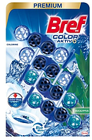 Туалетні кульки Bref Color Aktive+ Eucalyptus 4x50 g