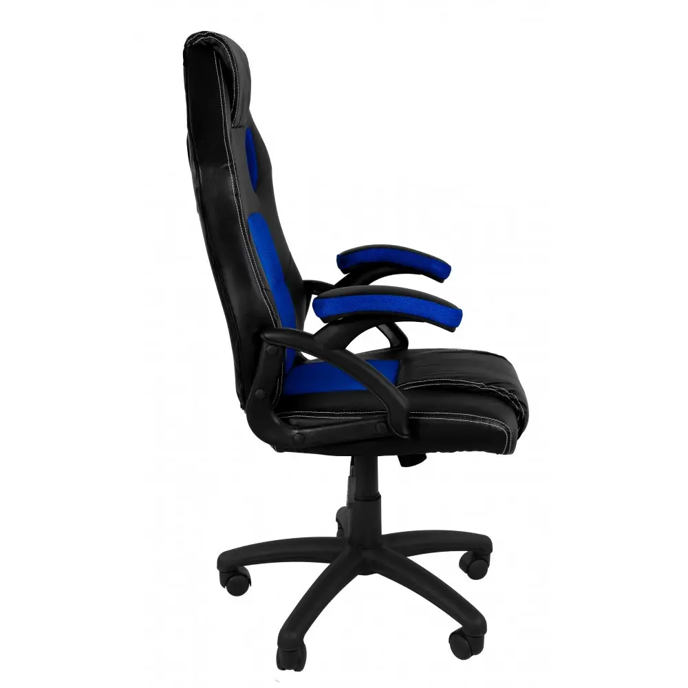 Игровое Кресло с Сеткой Компьютерное Геймерское Кресло для Геймера Bonro BN-2022S Черно - Синее до 150 кг - фото 6 - id-p2067326480
