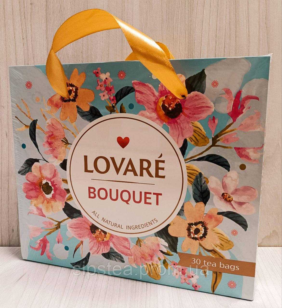Коллекционный набор чая Lovare "Bouquet" (30 пакетиков) - фото 2 - id-p1919152550