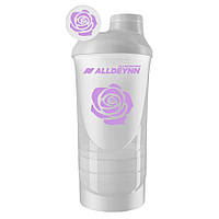 Шейкер AllNutrition AllDeynn, 600+350 мл, White