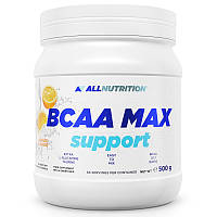 Аминокислота BCAA AllNutrition BCAA Max Support, 500 грамм Апельсин