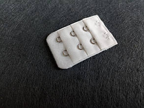 Подовжувач для бюстгальтера на 2 гачки 5х3.2см біла