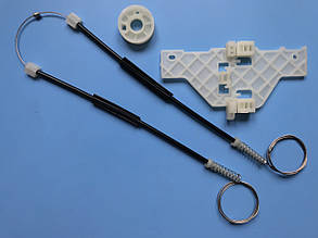 Ремкомплект склопідіймача Citroen C4 тип L (2004-2010) передні права дверцята (УСИЛОНИЙ) 9222V0