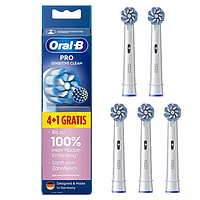 Oral-B насадки Sensitive Clean EB60 (5 шт) на зубную щетку Braun мягкая щетина для чувствительных зубов