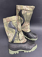 Чоловічі зимові чоботи OSCAR камуфляж на полювання чи рибалку