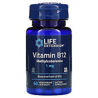 Метилкобаламин Life Extension "Methylcobalamin" витамин В12, 1 мг (60 леденцов)