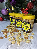 Орешки с медом, ассорти, 350 г - миндаль, фундук, кешью