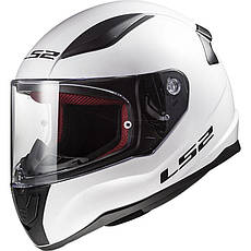 МОТОШОЛОМ ДИТЯЧИЙ ЗАКРИТИЙ LS2 FF353J RAPID MINI SOLID КОЛІР WHITE