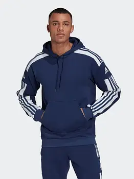 Чоловічі худі Adidas Squadra 21 Hoody Navy р. M, L