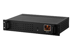 2E Джерело безперебійного живлення RE650, 650VA/360W, RM 2U, LCD, USB, 2xSchuko