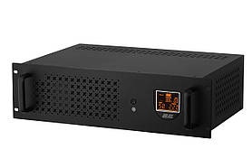 2E Джерело безперебійного живлення RE1200, 1200VA/720W, RM 3U, LCD, USB, 3xSchuko