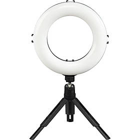 HAMA Штатив зі світлодіодним кільцем SpotLight Smart 80 V2 BT Black
