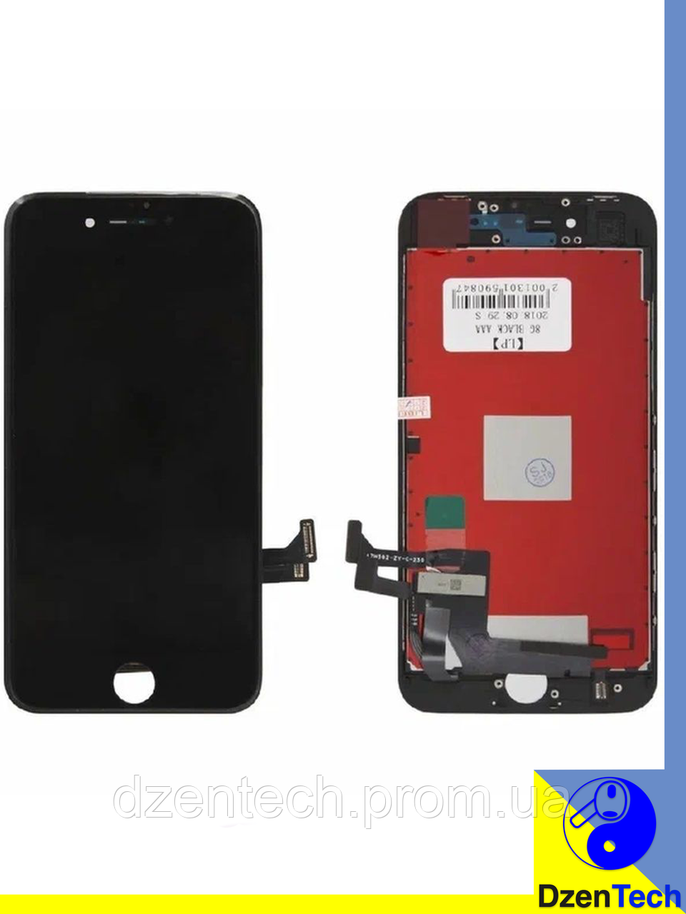 Дисплей на iPhone 7 черный тачскрин + матрица c рамкой Original PRC экран Айфон 7 - фото 5 - id-p2067368219