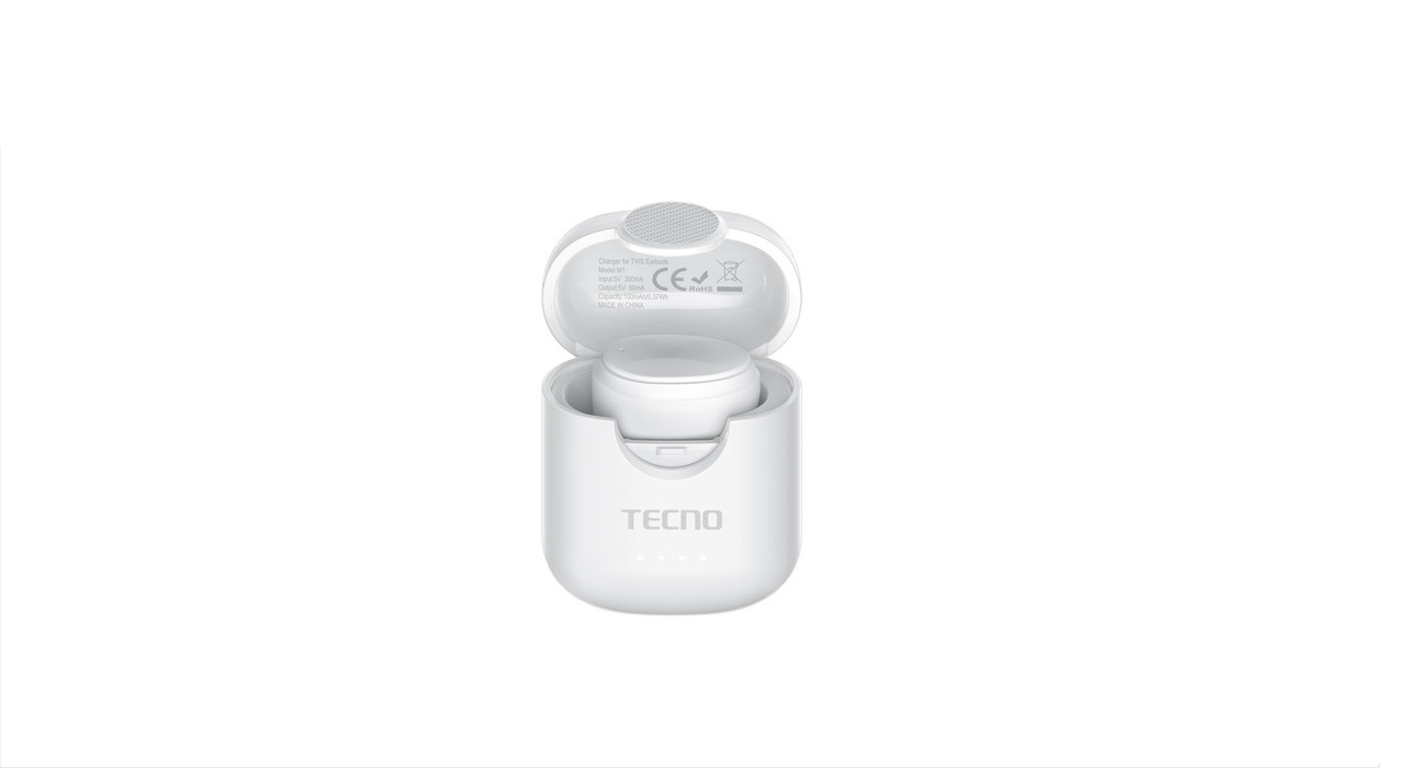 TECNO Моно Гарнітура Minipods M1 White