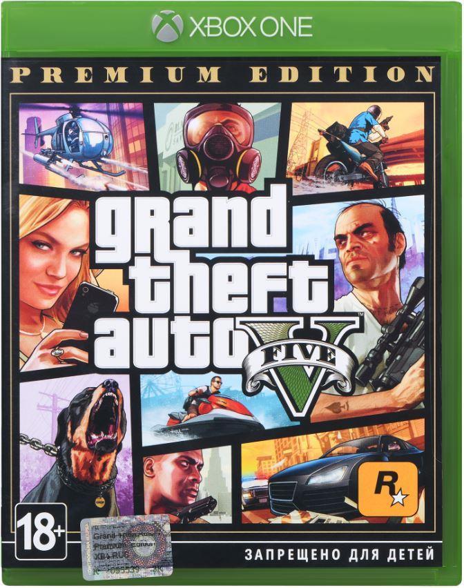 Games Software Grand Theft Auto V Premium Online Edition [Blu-Ray диск] (Xbox), фото 1