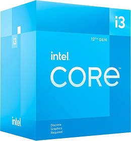 Intel Центральний процесор Core i3-12100F 4C/8T 3.3GHz 12Mb LGA1700 58W w/o graphics Box