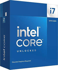 Intel Центральний процесор Core i7-14700KF 20C/28T 3.4GHz 33Mb LGA1700 125W w/o graphics Box
