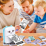 Мобільний міні принтер дитячий ручний міні принтер для наклейок маленький термопринтер дитячий, фото 3