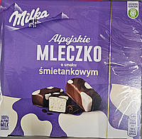 Конфеты Птичье молоко Альпийское молоко сливки с альпийским молоком Milka 330г